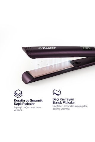 Bester S6200 Keratin Therapy Profesyonel Saç Düzleştirici