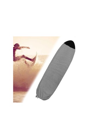 Suntek Snowboard Için Sörf Tahtası Çorap Örtüsü 230cmx50cm-siyah 230cmx50cm Siyah
