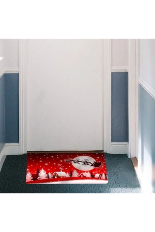 Suofeng Noel Temalı Giriş Matı 40x60cm - Ev Dekorasyonu, Temizlik Ve Güvenlik Sağlar - Dışarıda Ve İçeride Kullanılabilir