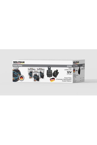 Wolfram 12 Volt 80 Amper Çift Platinli Güç Rölesi - 10 Adet