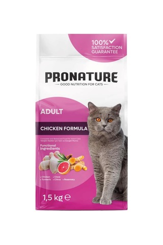 Yetişkin Kedi Maması Tavuk Ve Pirinçli 1,5 Kg