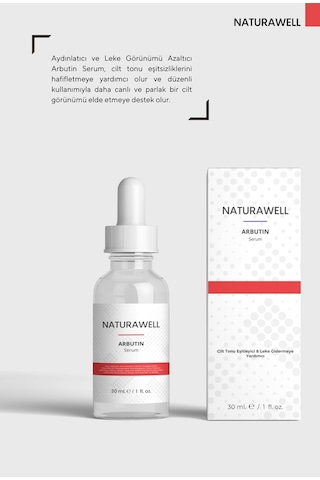 Naturawell Arbutin %2 Hyaluronic Acid Serumu 30 ML