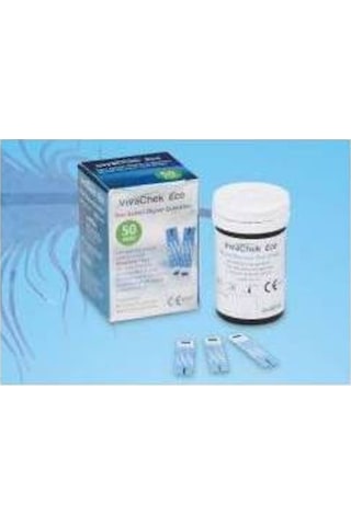 Vivachek Eco Şeker Ölçümü Test Stribi 50'Lik