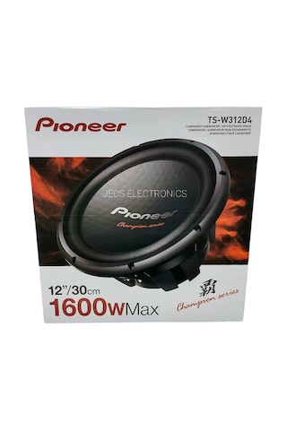 Pioneer Ts-w312d4-1600w Max-500w Rms-profesyonel 30 Cm Çift Bobin Woofer