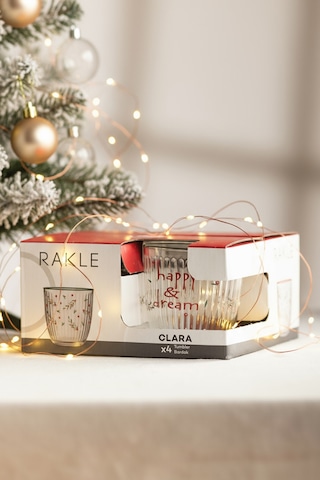 Clara 4'lü Su Bardağı Seti 290 Cc Renkli