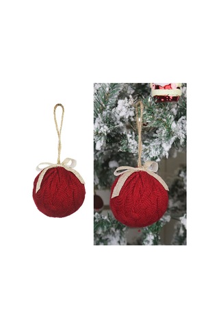 Hfambition Noel Ağacı Dekorasyonu: Yünlü Lifli Köpük Noel Topu Asılı - Kırmızı, Yeşil, Beyaz Seçenekli 8cm Çok Renkli
