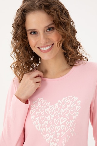 U.s. Polo Assn. Kadın Pembe Pijama Takım 50303414-vr041 Pembe