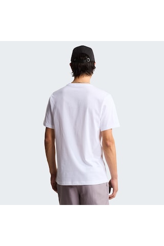 The North Face M Evolution Simple Dome Regular Short Sl Erkek T-shirt-32596 Beyaz