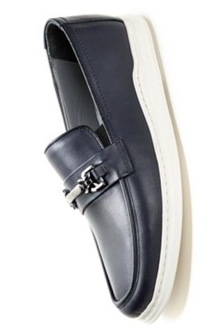 Pierre Cardin 191074 Lacivert Erkek Loafer Günlük Deri Ayakkabı