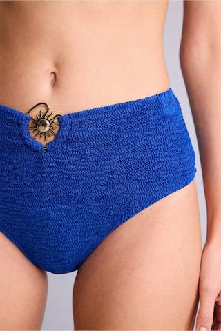 Defacto Regular Fit Bürümcük Bikini Altı-fall İn Love E0209ax25smbe114 Mavi