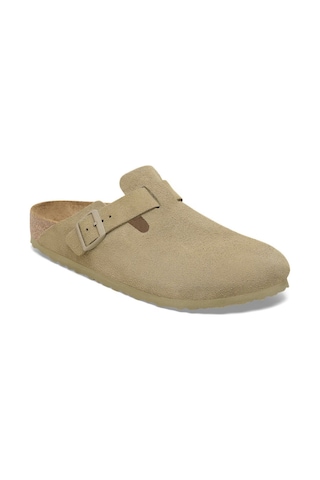 Birkenstock Bırkenstock Boston Leather Kadın Terlik 1025788 1025788 Shki Soluk Haki