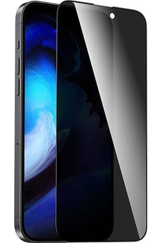 Apple iPhone 15 Uyumlu Recci Rsp-a05sp 3d Privacy Shield Temperli Cam Hayalet Ekran Koruyucu