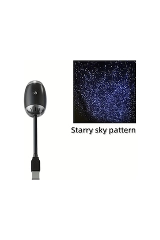 Willowhaven Gypsophila Usb Guc Kaynakli 360 Derece Donen Yildizli Gokyuzu Projeksiyon Lambasi Araba Yatak Odasi Parti Icin