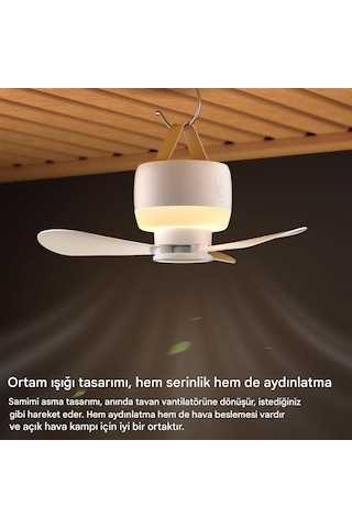 Batur Kamp Tavan Fanı, Usb Tavan Fanı, Açık Havada Sessiz Soğutma F13