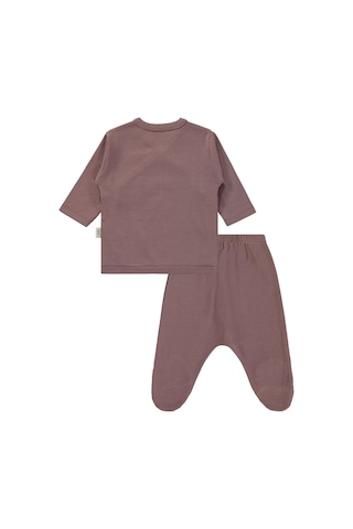 Civil Baby 3'lü Basic Zıbın Takımları - Kahve