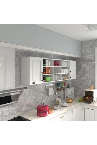 Kenzlife Hazır Mutfak Dolabı Nohut60 Byz Mod1 60 200 32 Mebran Kapak Suntalam Gövde Beyaz