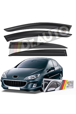 Peugeot 407 2004-2011 Cam Rüzgarlığı 4'lü