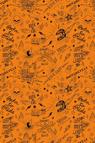 Savage You Motorcu Buff Maske Outdoor Boyunluk Unisex Bandana Turuncu