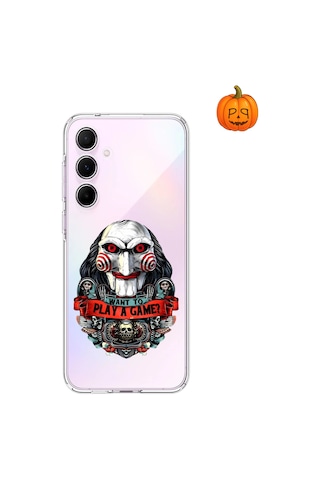 Dali Design Samsung Galaxy A55 Uyumlu Şeffaf Kılıf Horror 7 Tasarımlı