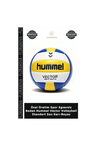 Özel Üretim Spor Egzersiz Beden Hummel Vector Volleyball Standart Sax-sarı-beyaz Çok Renkli