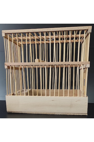Çotanaklar Kafes Ahşap Cezaevi Kafesi 28 x 26 x 17 CM