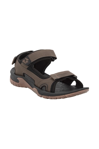 Jack Wolfskin Lakewood Cruıse Erkek Outdoor Sandalet Dark Wood Çok Renkli