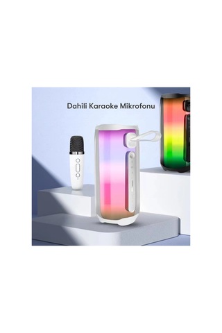 Northcity Pluse 5 Mikrofonlu Rgb Kablosuz Hoparlör - Siyah