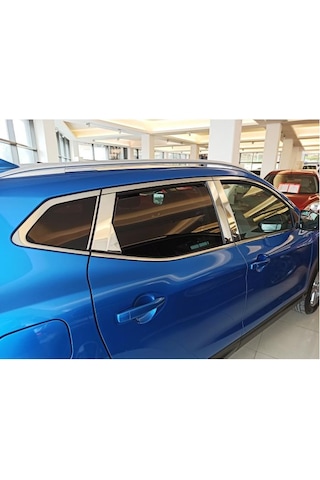 Nissan Qashqai 2014 Sonrası Orta Direk 8 Parça Paslanmaz Çelik Nissan Qashqai 2014 Sonrası Orta Direk 8 Parça Paslanmaz Çelik