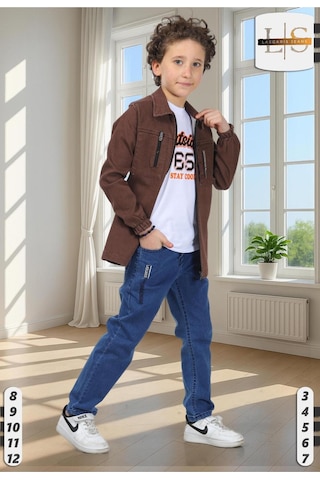 Lasgaris Jeans Erkek Çocuk Kahverengi