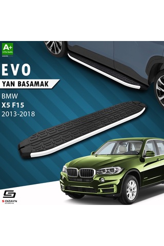 S-dizayn Bmw X5 F15 Evo Aluminyum Yan Basamak 193 Cm 2013-2018 A+ Kalite
