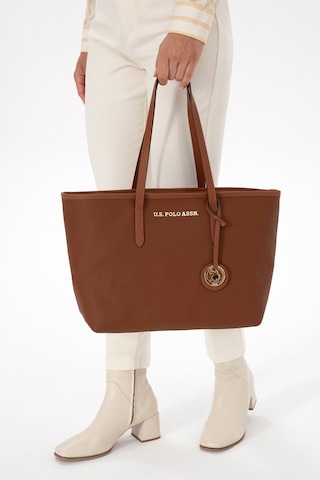 U.S. Polo Assn. Kadın Taba Omuz Çantası 50317823-VR099