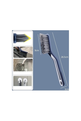 Cımbızlı Fırça Çok Amaçlı Kademeli Kesim Uçlu Banyo Klozet Kenar Çok Renkli