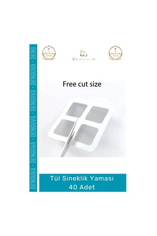 Sineklikyaması Ekonomik Pratik Dayanıklı Yapışkanlı Tamir Filesi Kapı Onarım Seti Tül Sineklik Yama