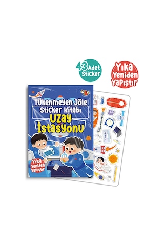 Tükenmeyen Jöle Sticker Kitabı Uzay İstasyonu