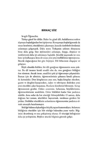 İlkokul Türkçe Sözlük: Kırmızı Kapak
