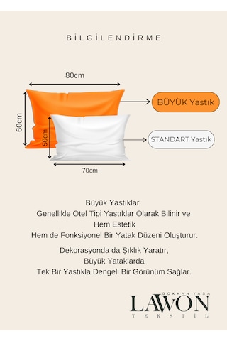 Lawon Comfort Serisi 1 Adet Nano Jel Yastık 50x70cm 1200gr Beyaz