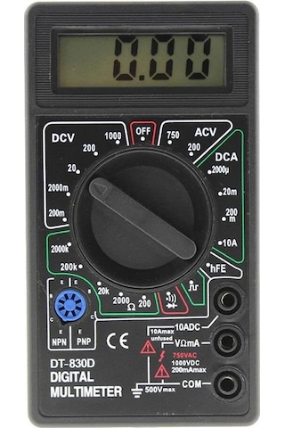Wellhise DT830D Dijital Avometre Multimetre Ölçü Aleti