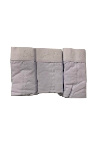 Eros 11600 Compact Pamuklu 3 Lü Boxer Set Kutulu Beyaz