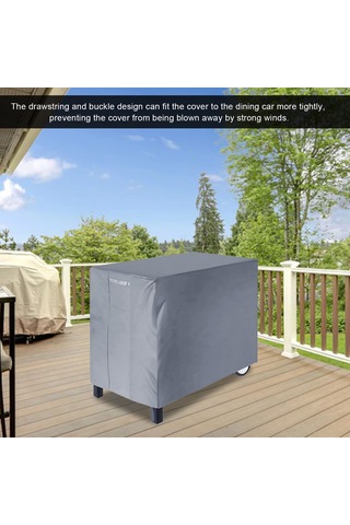 Yaozixa Mobil Mutfak Arabası Koruması 420d Gümüş Kaplama Oxford Kumaşı - Su Geçirmez, Güneş Engeli, Toz Ve Karlardan Koruma - Çekmeceli Ve Kanca Tasarımı İle Outdoor Barbekü Mangal Koruması Çok Renkli
