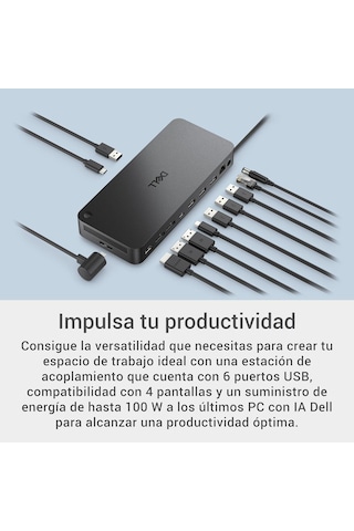 Dell Pro Dock Wd25 Bağlantı İstasyonu - 100w Şarjlı Usb-c, 4 Ekra