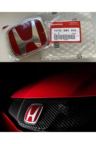 Honda Fn2 Typer Panjur Kırmızı H Logosu -  Boyut 98mmx80mm