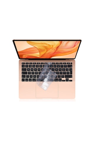 Apple Uyumlu MacBook Air 2018-2020 13 Inch A2179 Türkçe Klavye Koruyucu Kılıf
