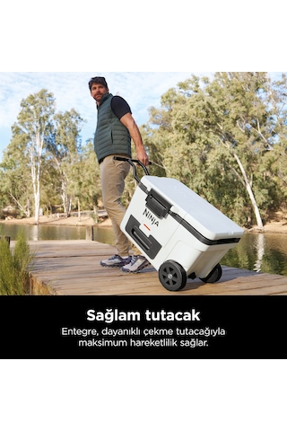 Ninja Frostvault Tekerlekli Cooler 42 Litre - Beyaz