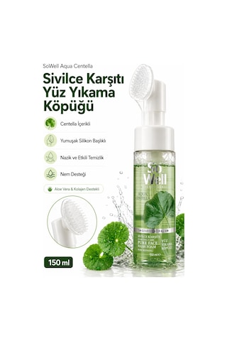 So Well Aqua Centella Sivilce Karşıtı Yüz Yıkama Köpüğü 150 Ml 88846959
