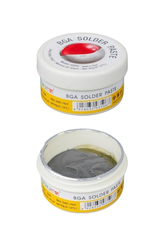 Ayt Baku Bk-050g 50 Gram Sıvı Krem Lehim Havya Bga İşlemleri İçin Profesyonel Kalite 25-45 Mikron