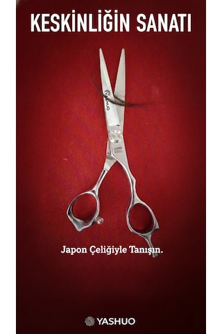 Yashuo Japon Çeliği Profesyonel Jilet Kesim Saç Makası