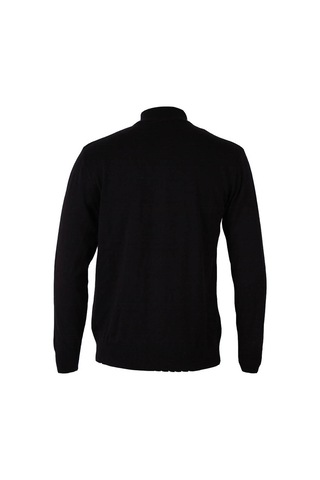 Trender Siyah Erkek Hırka Fermuarlı Siyah