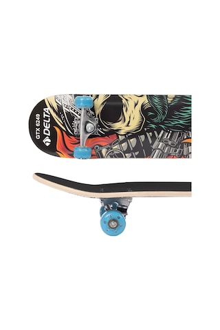 Delta Transparan Silikon Teker Üstü Zımparalı Kaykay - Gtx 6249 Çok Renkli