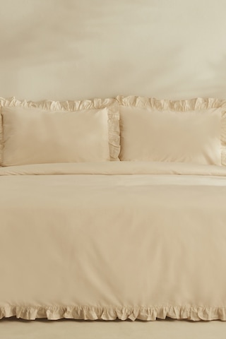 Karaca Home Pure %100 Pamuk Çift Kişilik Nevresim Takımı Açık Bej