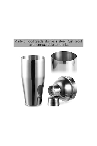 3 Parça Kokteyl Seti 750ml Avantajlı Shaker Paketi